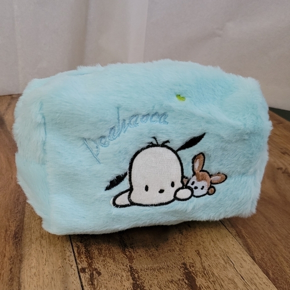 Sanrio Pochacco Baby Blue Embroidered Makeup Bag - Picture 11 of 16